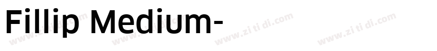 Fillip Medium字体转换 Fillip Medium字体转换